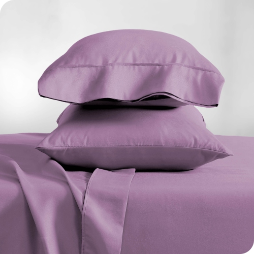 Bare Home Premium 1800 Ultra-Soft Microfiber Pillowcase Set - Double Brushed - Hypoallergenic - Wrinkle Resistant - Standard, Lavender