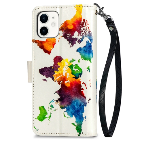 Juvenileway™ Design Folio Series Style Reassurance Flip Case pour Apple iPhone 12 mini – World