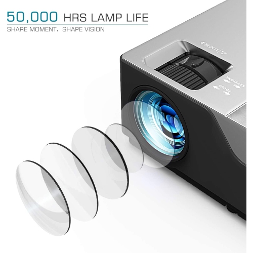 VANKYO Performance V600 Native 1080P LED Projector, 4000 Lux HDMI Projector with 300” Display - Compatible with TV Stick, HDMI, VGA, USB, Xbox,