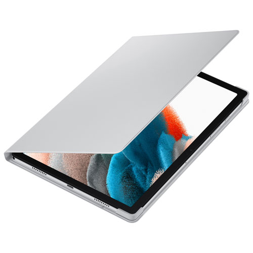 Samsung Book Cover Case for Galaxy Tab A8 - Silver
