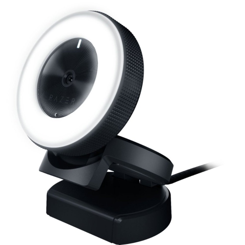 Razer Kiyo Webcam with Adjustable Ring Light - Black - Brand New