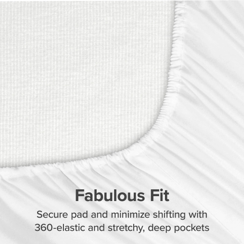 Couvre-matelas à plateau-coussin de Bare Home - solution de rechange en duvet d’oie de qualité supérieure - surmatelas en micropeluche trop rempli -