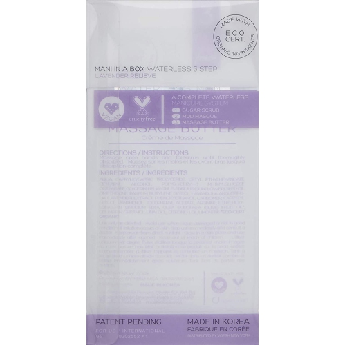 VOESH Mani In A Box Waterless 3 Step - Lavender Relieve