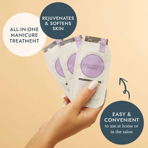 VOESH Mani In A Box Waterless 3 Step - Lavender Relieve