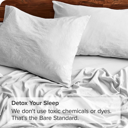 Bare Home Sandwashed Sheet Set - Premium 1800 Ultra-Soft Microfiber Bed Sheets - Double Brushed - Hypoallergenic - Stain Resistant