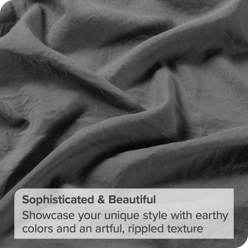 Bare Home Sandwashed Sheet Set - Premium 1800 Ultra-Soft Microfiber Bed Sheets - Double Brushed - Hypoallergenic - Stain Resistant