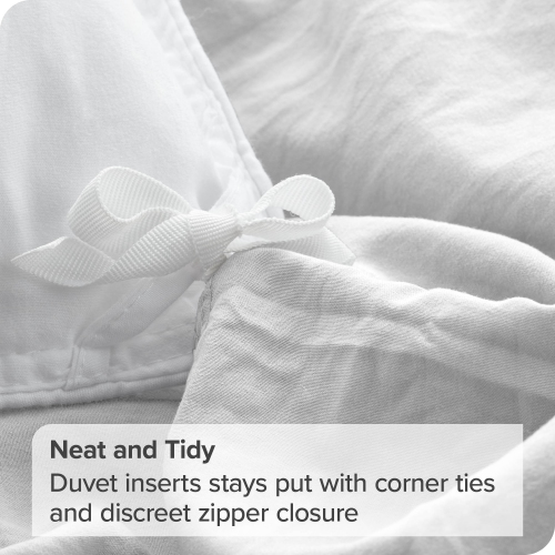 Bare Home Washed Duvet Cover and Sham Set - Premium 1800 Ultra-Soft Brushed Microfiber - Hypoallergenic, Stain Resistant - Twin/Twin XL, White