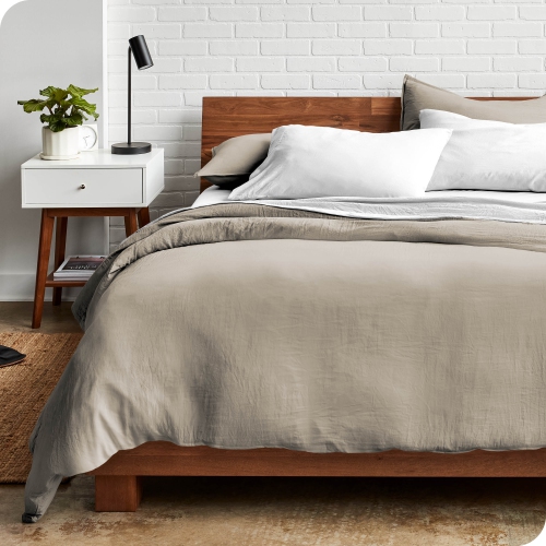 Bare Home Washed Duvet Cover And Sham, Affordable Linen Duvet Cover Canada