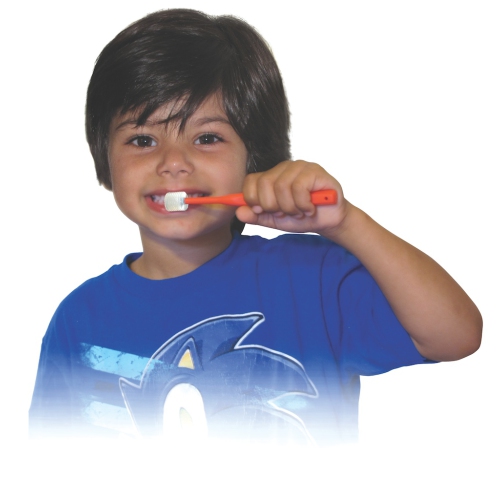 Brilliant Kids Toothbrush for Ages 5-9 Years, Round Head, Super-Fine Bristles Clean All-Around Mouth