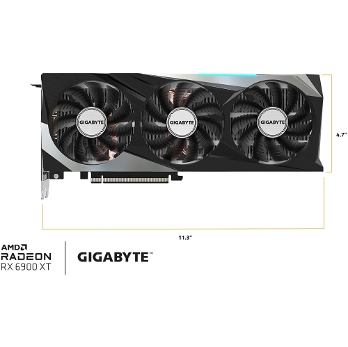 GIGABYTE Radeon RX 6900 XT Gaming OC 16G Graphics Card, WINDFORCE 3X Cooling System, 16GB 256-bit GDDR6, GV-R69XTGAMING OC-16GD Video Card
