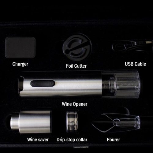 Coffret-cadeau avec ouvre-bouteille de luxe d’Icon pour les amateurs de vin