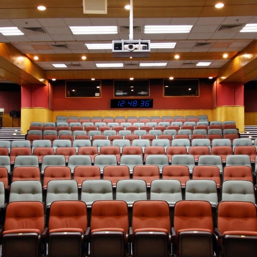 Ivation Huge 60" Inch Large Big Oversized Digital LED Clock with Stopwatch, Alarms, Countdown Timer & Temp - Shelf or Wall Mount | 6-Level