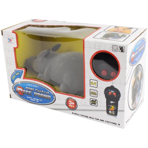 Pet Electric Toy Wireless Remote Control RC Electronic Rat Mouse Mice Toy for Cat Puppy Interactive Tool Gift Gray