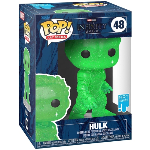 FUNKO  Pop Marvel The Infinity Saga 3.75 Inch Action Figure Art Series - Hulk #48
