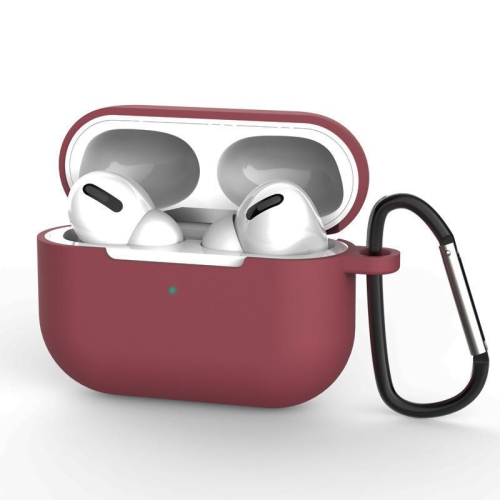 PANDACO  Wine Soft Case for Airpods Charging Case (3Rd Gen) In Red