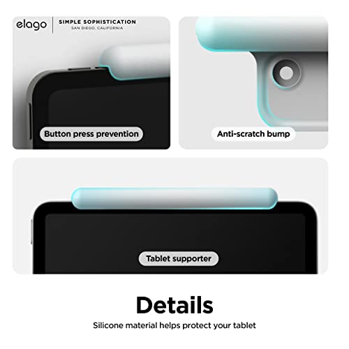 elago Home Hub Mount [White] - [iPad Wall Mount][Homekit Mount][Easy Installation][Scratch-Free][Cable Management Included] -