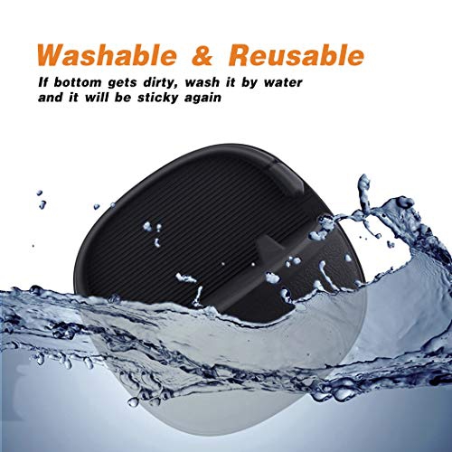 Loncaster Car Phone Holder, Car Phone Mount Silicone Car Pad Mat for Various Dashboards, Slip Free Desk Phone Stand