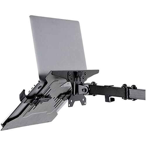 StarTech Support VESA pour ordinateur portable – Bras réglable pour sécuriser les ordinateurs portables – Trous de