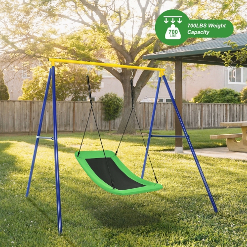 Gymax 700lb Giant 60'' Platform Tree Swing for Kids and Adults
