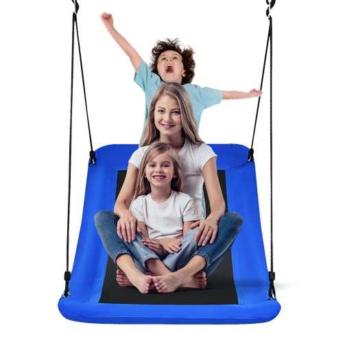 GYMAX  700Lb Giant 60" Platform Tree Swing for Kids And Adults