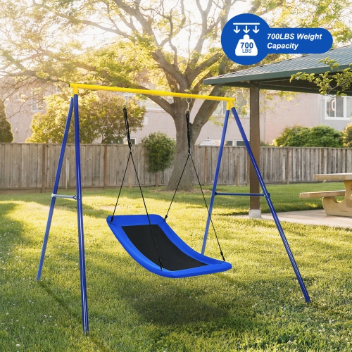 Gymax 700lb Giant 60'' Platform Tree Swing for Kids and Adults