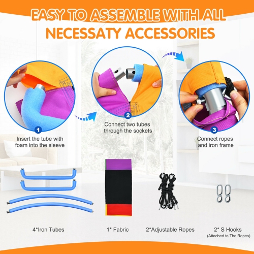 Gymax 700lb Giant 60'' Platform Tree Swing for Kids and Adults