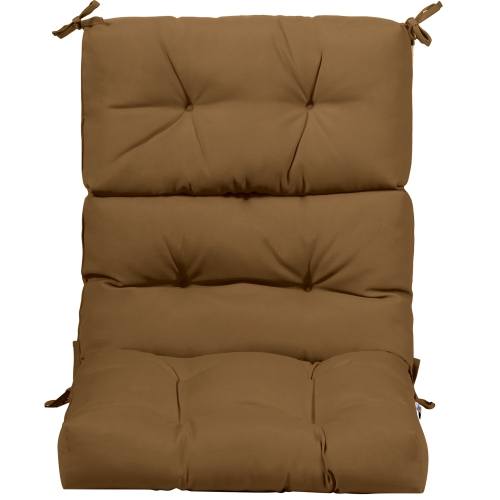 Costway 22" x44" Indoor Outdoor Back Chair Cushion Tufted Pillow Patio Seating Pad