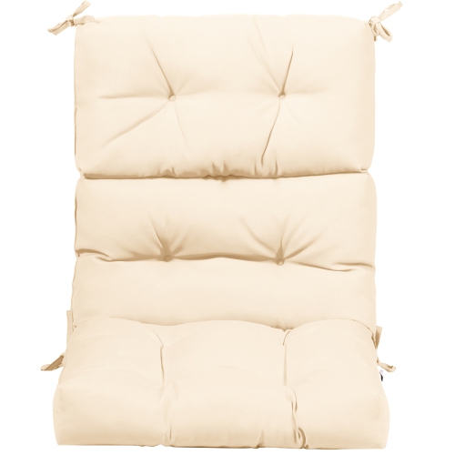 Costway 22" x44" Indoor Outdoor Back Chair Cushion Tufted Pillow Patio Seating Pad