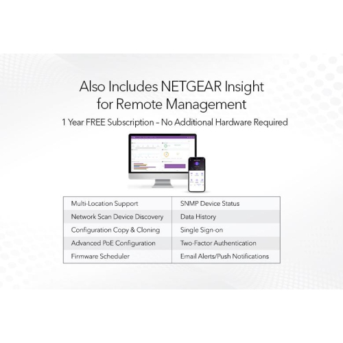 Netgear Ultra60 8-Port Multi-Gigabit PoE++ Compliant Managed Switch with SFP+ -