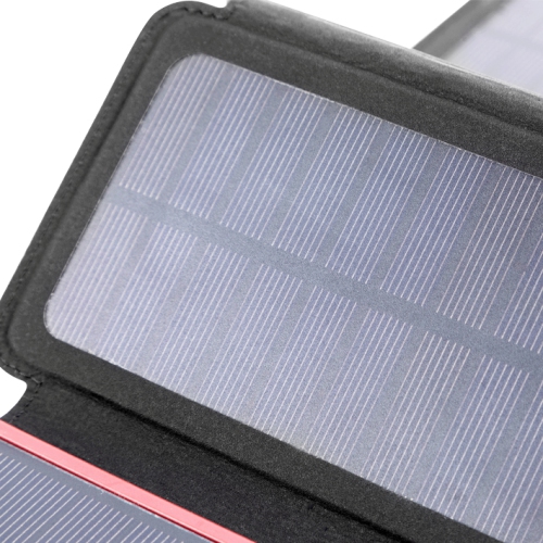 Icon Best Solar Charger, 20000mAh Solar Power Bank, 4 Solar Foldable Panels, Portable Charger for Outdoor, External Battery Pack with 3 Modes Camping