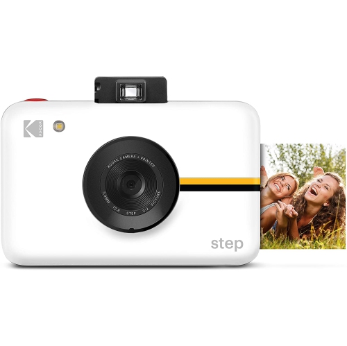 Appareil photo numérique Kodak PRINTOMATIC à impression instantanée (noir),  impression couleur complète sur papier photo 2 x 3 à envers adhésif -  Imprimez instantanément des souvenirs