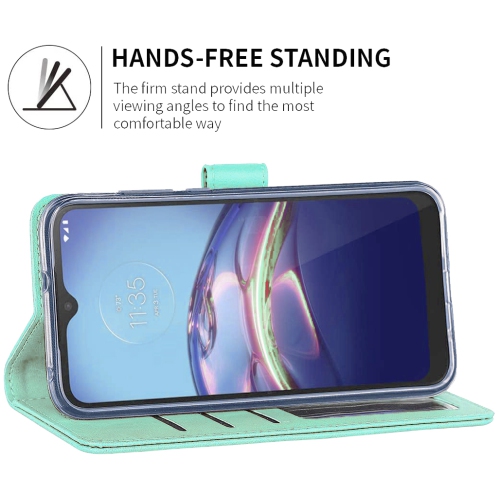 Portefeuille Folio Premium en cuir pour téléphone Motorola Moto Edge, pochette en cuir PU avec fente pour carte magnétique et dragonne avec étui de