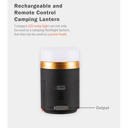 Icon Best 4800mah USB Rechargeable and Remote Control Camping Lantern, Ipx6 Waterproof with Smart Display Power