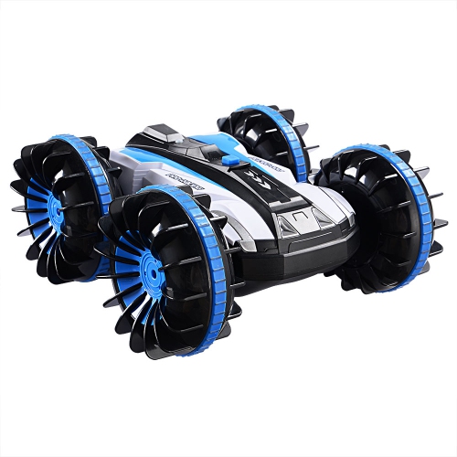 RC Toy Car For 6+ Year Old, Amphibious Stunt Vehicles Boat Beach Truck