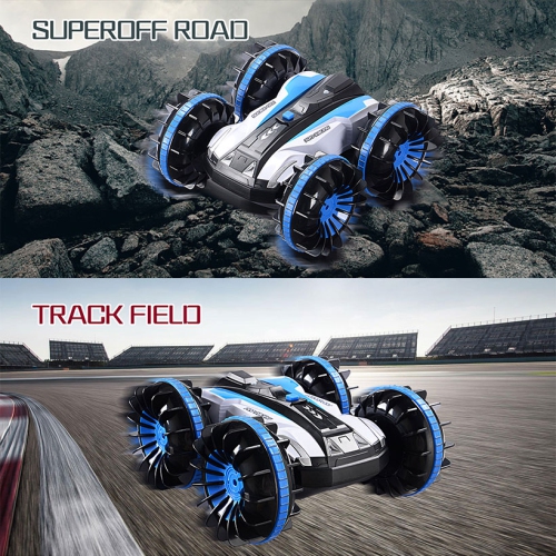 RC Toy Car For 6+ Year Old, Amphibious Stunt Vehicles Boat Beach Truck