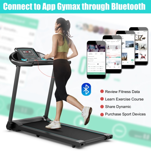 Superfit 2.25HP Electric Running Machine Treadmill Bluetooth Speaker APP Control