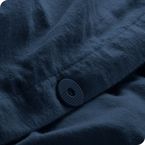 Bare Home Flannel Duvet Cover and Sham Set - 100% Cotton, Velvety Soft Heavyweight, Double Brushed Flannel