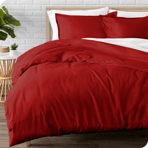 Flannel Duvet Cover And Sham Set, Red Flannel Duvet Cover Queen Size
