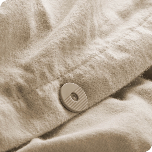 Bare Home Flannel Duvet Cover and Sham Set - 100% Cotton, Velvety Soft Heavyweight, Double Brushed Flannel