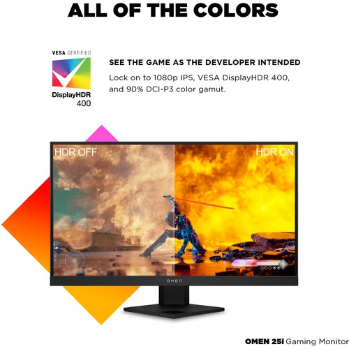 HP INC. 24.5" FHD 165Hz IPS AMD Freesync Premium Pro Gaming Monitor