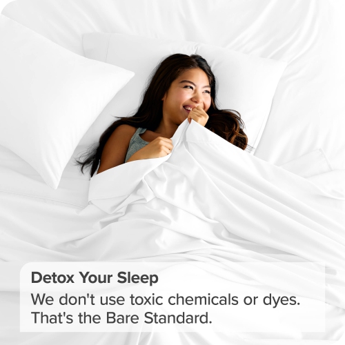 Bare Home Flat Top Sheet Premium 1800 Ultra-Soft Microfiber Collection - Double Brushed, Hypoallergenic, Wrinkle Resistant, Easy Care