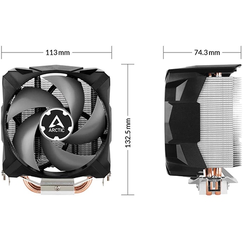 Arctic Freezer 7 X CO Compact Multi-Compatible CPU Cooler for Continuous Operation