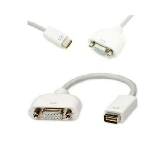 Mini DVI To VGA Adapter Video Cable For Apple ImAC Powerbook G4 Macbook