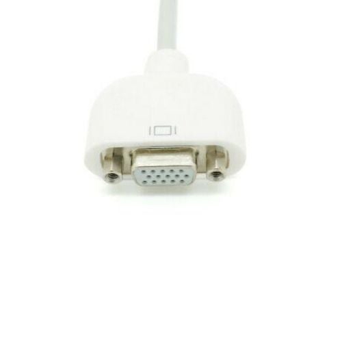 Mini DVI To VGA Adapter Video Cable For Apple ImAC Powerbook G4 Macbook