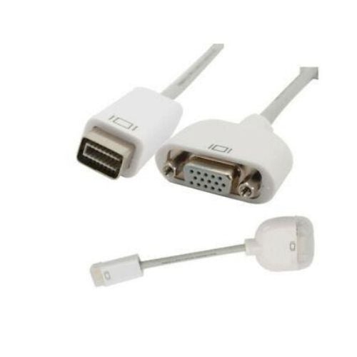 Mini DVI To VGA Adapter Video Cable For Apple ImAC Powerbook G4 Macbook