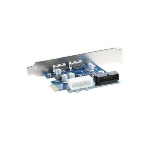USB 3.0 PCI-E Controller Card 2 External Port w/ Internal 19 Pin Connection