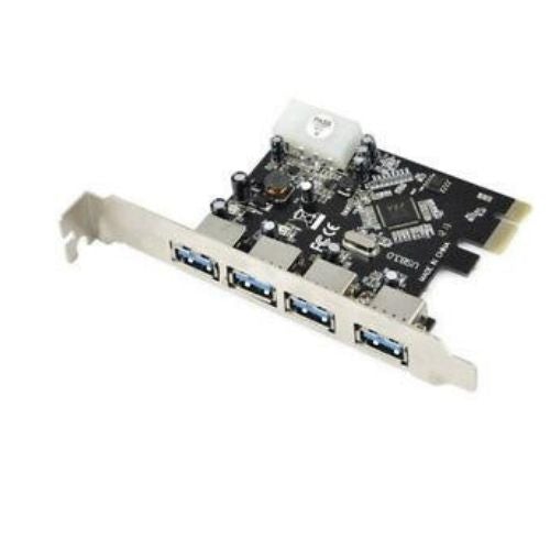 4 Port 5Gbps USB 3.0 PCI-E PCI Express Card Adapter for XP Vista Win 7 8