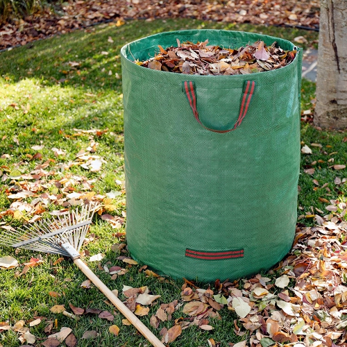 3-Pack 72 Gallons Garden Bag - Reusable Yard Waste Bags, Lawn Pool Garden Waste Bag, Gardening Bags, Leaf Bag Lawn Bags