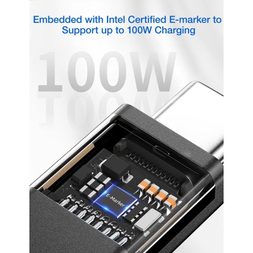 LaptopKing Thunderbolt 4 Cable 1.2M,4feet Supports 8K Display 40Gbps Data Transfer 100W Charging USB C to USB C Cable Sales