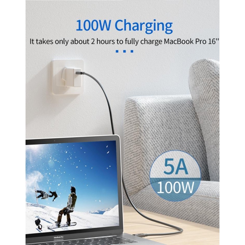 LaptopKing Thunderbolt 4 Cable 1.2M,4feet Supports 8K Display 40Gbps Data Transfer 100W Charging USB C to USB C Cable Sales